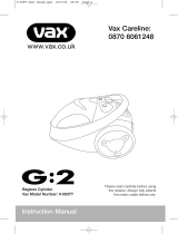 Vax G:2 Owner's manual