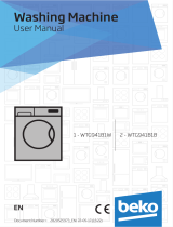 Beko WTG941B1W 9KG 1400 Spin Washing Machine Owner's manual