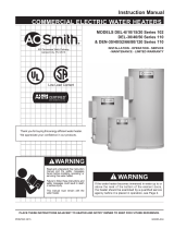 A.O. Smith DEL 30 User manual