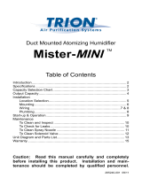 Trion 265000-001 Owner's manual