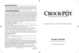Crock-Pot SCCPVC600EC-S Owner's manual