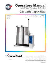 Cleveland MKDT-12-T User manual