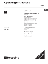 Hotpoint HUT1622 User manual