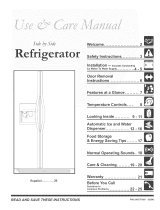 Frigidaire GLRS263ZDB1 Owner's manual