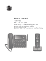 AT&T TL86109 User manual