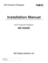 NEC NC1000C Installation guide