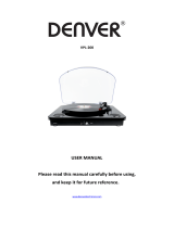 Denver VPL-200BLACK User manual