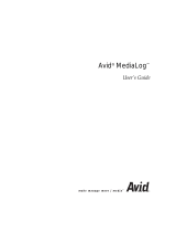 Avid MediaLog 11.5 User guide