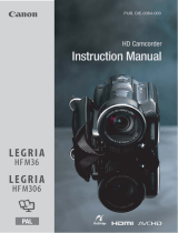 Canon Legria HFM306 User manual