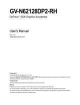 Gigabyte GV-N62128DP2-RH User manual