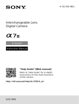 Sony ILCE7M3K/B User manual