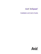 Avid AirSpeed User guide