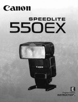 Canon Speedlite 550EX User manual