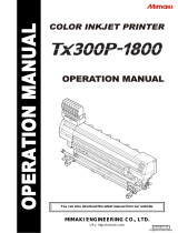 MIMAKI Tx300P-1800 Operating instructions