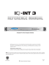 Crown IQ-INT3 Owner's manual