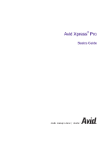 Avid Xpress Pro 5.2 User guide