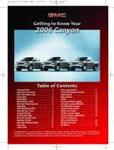 GMC Canyon 2006 User guide