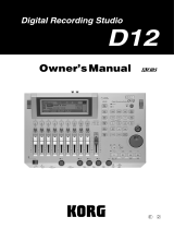 Korg D12 Owner's manual