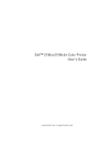 Dell 2150cn/cdn Color Laser Printer User manual