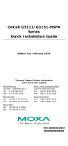 Moxa Technologies OnCell G3111-HSPA series Quick Installation Manual