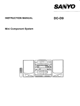 Sanyo DC-D9 User manual