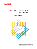 Canon ImageFormula DR-6010C Owner's manual