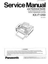 Panasonic KX-F1200 Owner's manual