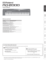 Roland RD-2000 Owner's manual