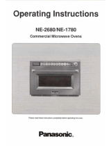 Panasonic Microwave NE-1780 Operating instructions