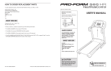 Pro-Form 560 HR User manual
