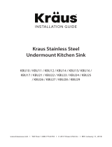 KRAUS KBU22-KPF1621-KSD30SS User manual