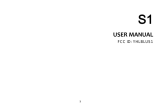 Blu S1 Owner's manual
