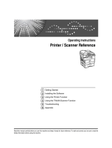 Ricoh Aficio MP 171L Owner's manual