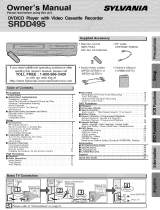 Sylvania SRDD495 Owner's manual