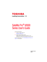 Toshiba M300-S1002X User guide