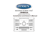 Jensen JWM70A User manual