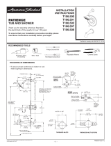American Standard TU106501.278 Installation guide