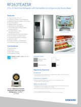 Samsung RF263TEAESG Installation guide
