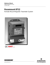 Rosemount 8712 Owner's manual