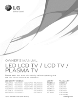 LG 47LV5500 Owner's manual