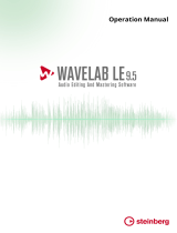 Steinberg Wavelab LE 9.5 User manual