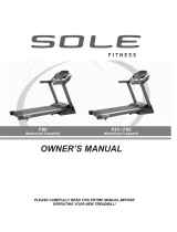 Sole F85-2010 Owner's manual