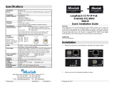 MuxLabLongReach CCTV IP PoE Extender Kit, 600m