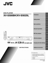 JVC XV-S502SL Owner's manual