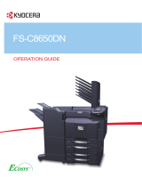 Copystar ECOSYS FS-C8650DN Operating instructions
