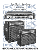 Gallien-Krueger 400RB-IV series Owner's manual