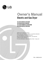 LG DLE0442W01 Owner's manual