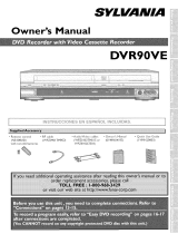 Sylvania DVR90VE Owner's manual