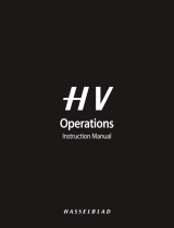 Hasselblad HV User manual