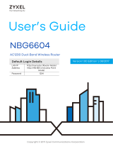 ZyXEL Communications NBG6604 User manual